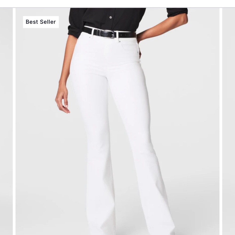 Spanx Flare White Regular Length Women’s Medium